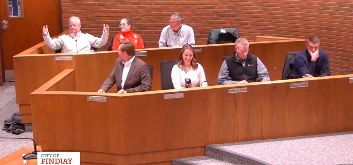 Findlay Council Split on Farm Animal Ordinance, Harrington Casts Tie Breaking Vote.